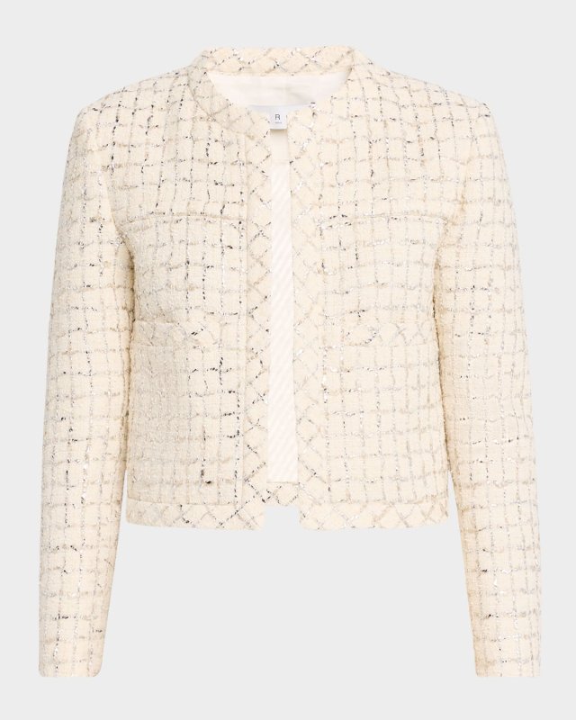 Simanaspe Metallic Check Jacket